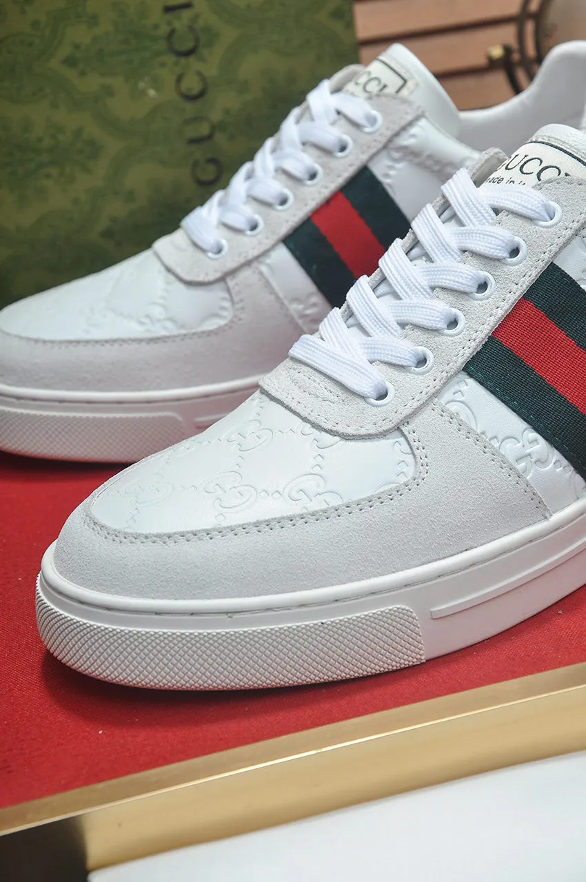 Men's men's shoes💰440💶[GUCCI] official website 1:1 men's sports shoes are now on the market. They are made of original fabric + water-dyed sheepskin lining, plus the official website original 1:1 comfortable outsole. Fashionable and versatile, super comfortable and breathable. Standard shoe size 38/45 (custom-made size 45 is non-refundable)